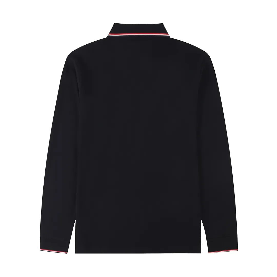 MONCLE *2024AW POLONew Arrival Classic Logo ， Classic ， ， 💯 ， ， 100% ， ：Black White Light Gray Dark Blue Size：M-XXL